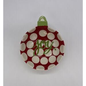Stacy Clair Boyd for Two's Company Christmas Ornament Dish